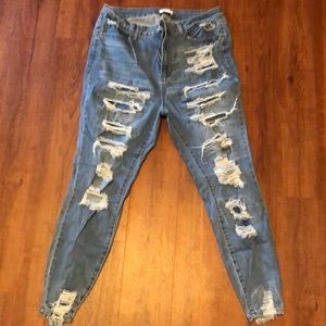 Forever 21+ Women’s Boyfriend Jeans Size 14 plus
